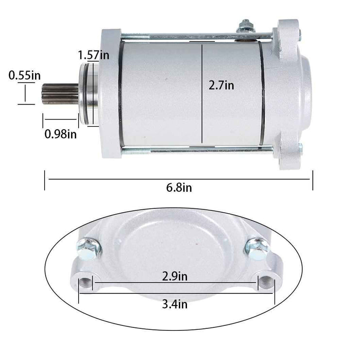 DURAFORCE For Suzuki VL1500 VL1500B 1998-2004 Intruder 1500 Starter & Relay Solenoid