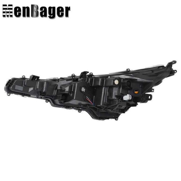 DURAFORCE Right Side Headlight LED Headlamp For 2020-22 Toyota corolla L LE Black Housing