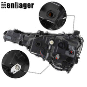 DURAFORCE Right Side Headlight LED Headlamp For 2020-22 Toyota corolla L LE Black Housing