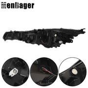 DURAFORCE Right Side Headlight LED Headlamp For 2020-22 Toyota corolla L LE Black Housing