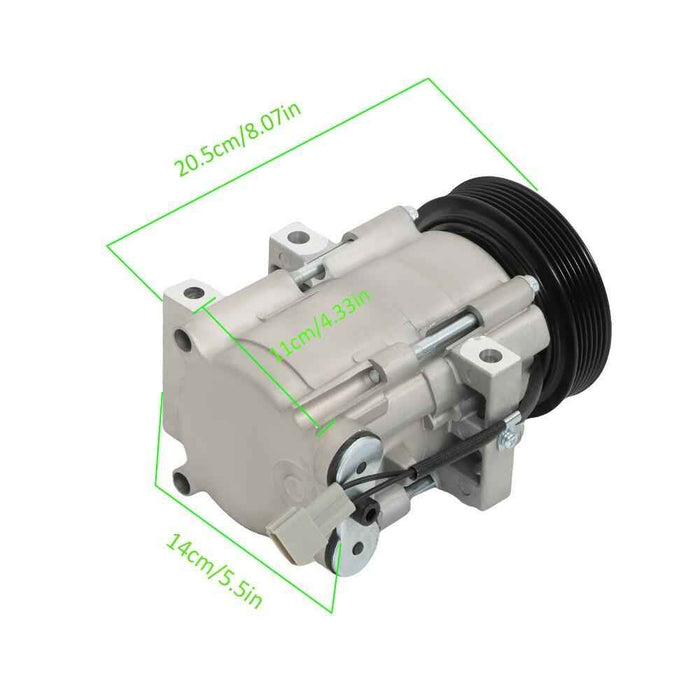 DURAFORCE A/C Compressor +Clutch 1520381 For Mazda Tribute Ford Escape 2001-2005 06 3.0L