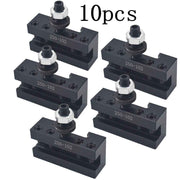 Quick Change Tool Post Boring Turning Holder For Lathe 6-12" 10× AXA 2#250-102
