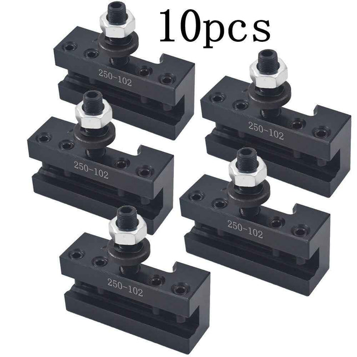 Quick Change Tool Post Boring Turning Holder For Lathe 6-12" 10× AXA 2#250-102