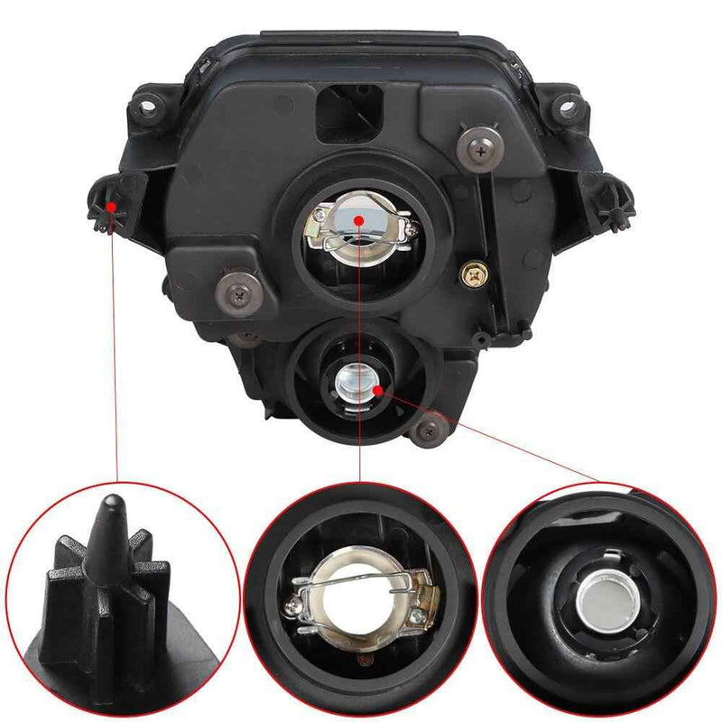 DURAFORCE Front Headlight Headlamp Assembly For Suzuki 1997-2007 Hayabusa GSX1300R FA