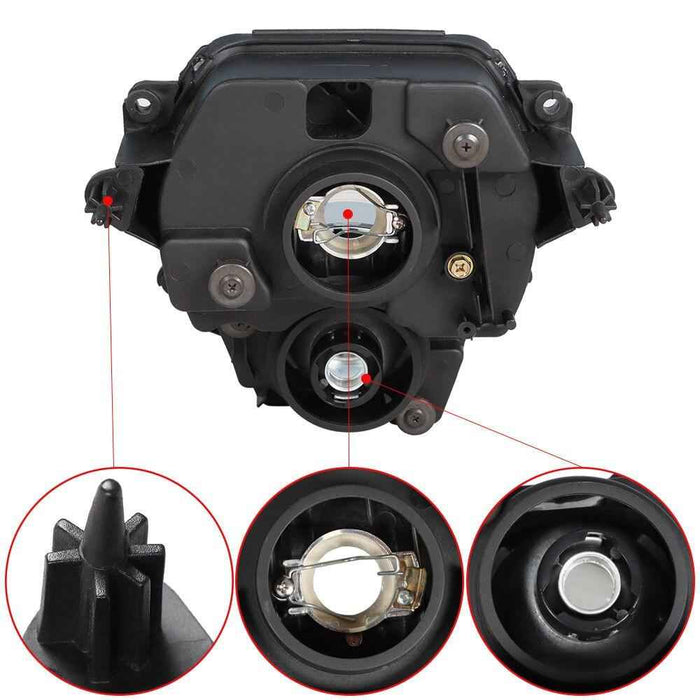 DURAFORCE Front Headlight Headlamp Assembly For Suzuki 1997-2007 Hayabusa GSX1300R FA