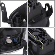DURAFORCE Left+Right [Halogen Type] Headlights Headlamps For 2005-2007 Ford Escape Chrome