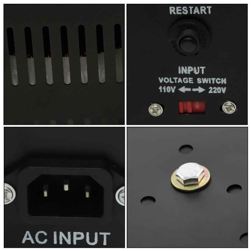 DURAFORCE Voltage Converter Transformer 1500W Step Up/Down 110V To 220V/220V To 110V