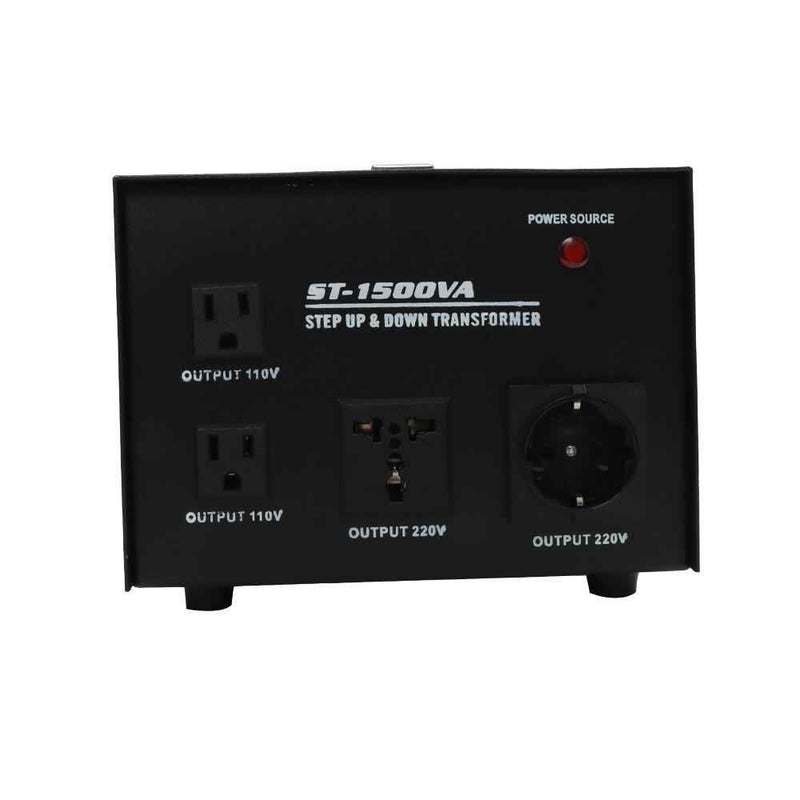 DURAFORCE Voltage Converter Transformer 1500W Step Up/Down 110V To 220V/220V To 110V
