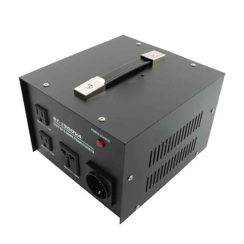 DURAFORCE Voltage Converter Transformer 1500W Step Up/Down 110V To 220V/220V To 110V