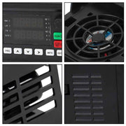 DURAFORCE 1.5KW 220V 2HP Variable Frequency Drive Inverter 1 To 3 Phase VSD VFD 7A