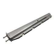 DURAFORCE 30" Length Chrome Straight Spring Loaded Mud Flap Hanger 2.5" Bolt Spacing