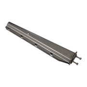 DURAFORCE 30" Length Chrome Straight Spring Loaded Mud Flap Hanger 2.5" Bolt Spacing