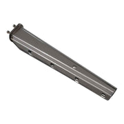 DURAFORCE 30" Length Chrome Straight Spring Loaded Mud Flap Hanger 2.5" Bolt Spacing