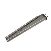 DURAFORCE 30" Length Chrome Straight Spring Loaded Mud Flap Hanger 2.5" Bolt Spacing