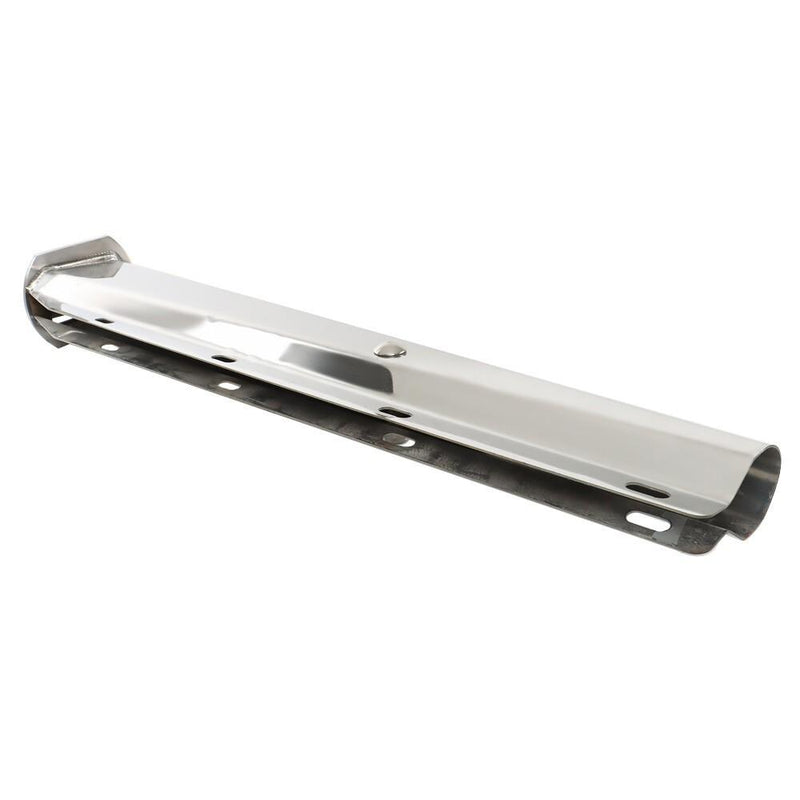 DURAFORCE Stainless Steel 30" Straight Mud Flap Hanger 1 1/8 Bolt Semi Truck Tapered