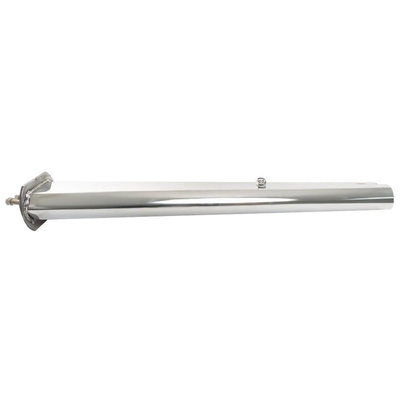 DURAFORCE Stainless Steel 30" Straight Mud Flap Hanger 1 1/8 Bolt Semi Truck Tapered
