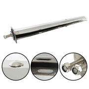 DURAFORCE Stainless Steel 30" Straight Mud Flap Hanger 1 1/8 Bolt Semi Truck Tapered