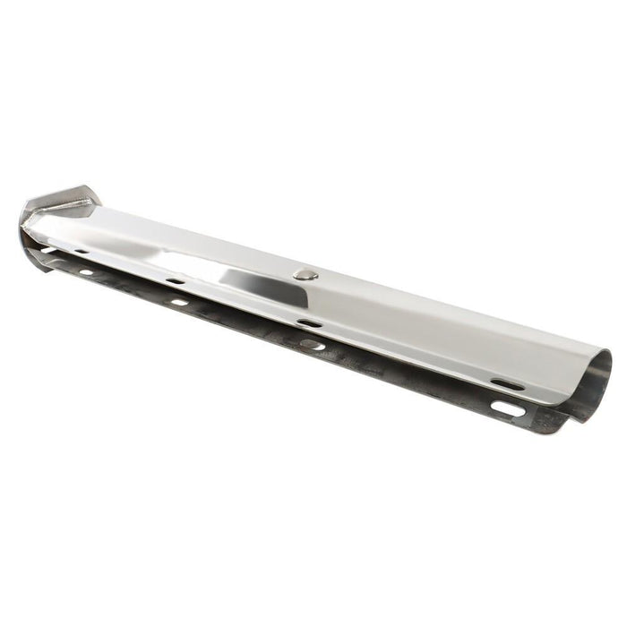 DURAFORCE Stainless Steel 30" Straight Mud Flap Hanger 1 1/8 Bolt Semi Truck Tapered