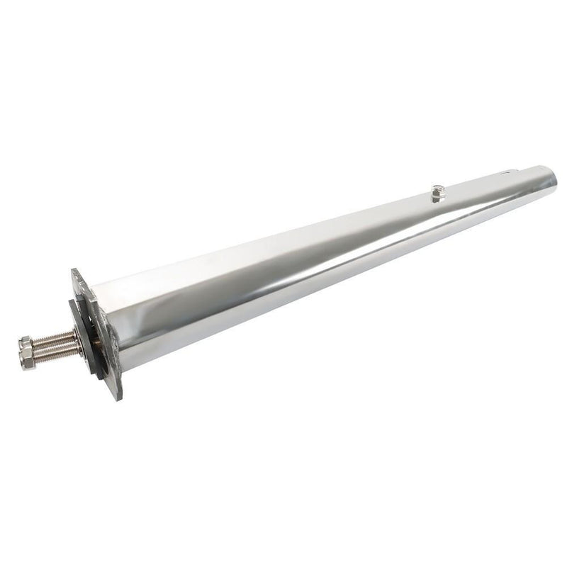 DURAFORCE Stainless Steel 30" Straight Mud Flap Hanger 1 1/8 Bolt Semi Truck Tapered
