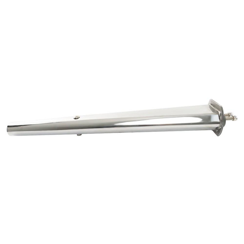 DURAFORCE Stainless Steel 30" Straight Mud Flap Hanger 1 1/8 Bolt Semi Truck Tapered