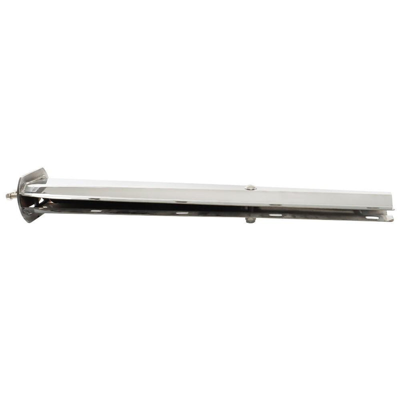 DURAFORCE Stainless Steel 30" Straight Mud Flap Hanger 1 1/8 Bolt Semi Truck Tapered
