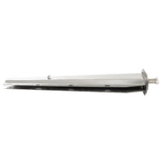 DURAFORCE Stainless Steel 30" Straight Mud Flap Hanger 1 1/8 Bolt Semi Truck Tapered