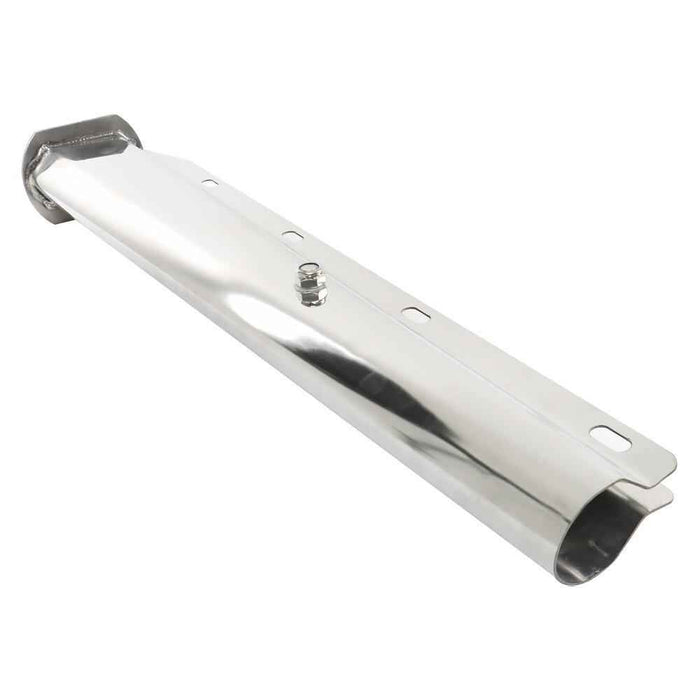 DURAFORCE Stainless Steel 30" Straight Mud Flap Hanger 1 1/8 Bolt Semi Truck Tapered