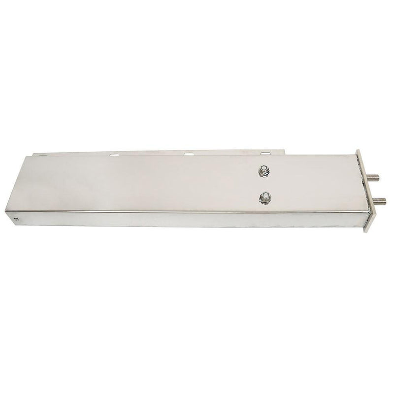 DURAFORCE High Quality 30" Chrome Mud Flap Hanger 2-1/2" Bolt Spacing For Semi Trucks 4"