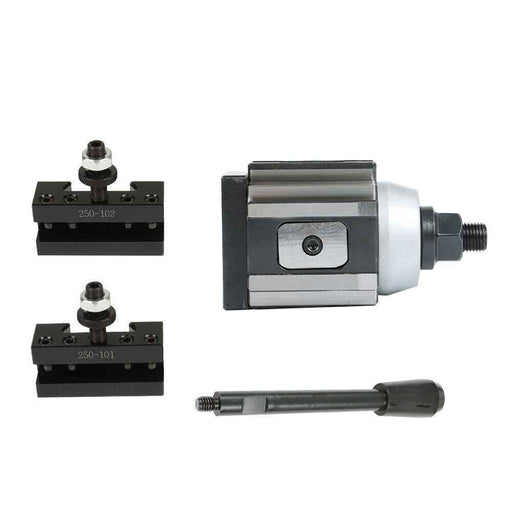 DURAFORCE AXA 250-100 Piston Type Quick Change Tool Post Holder For CNC Lathe 6- 12"