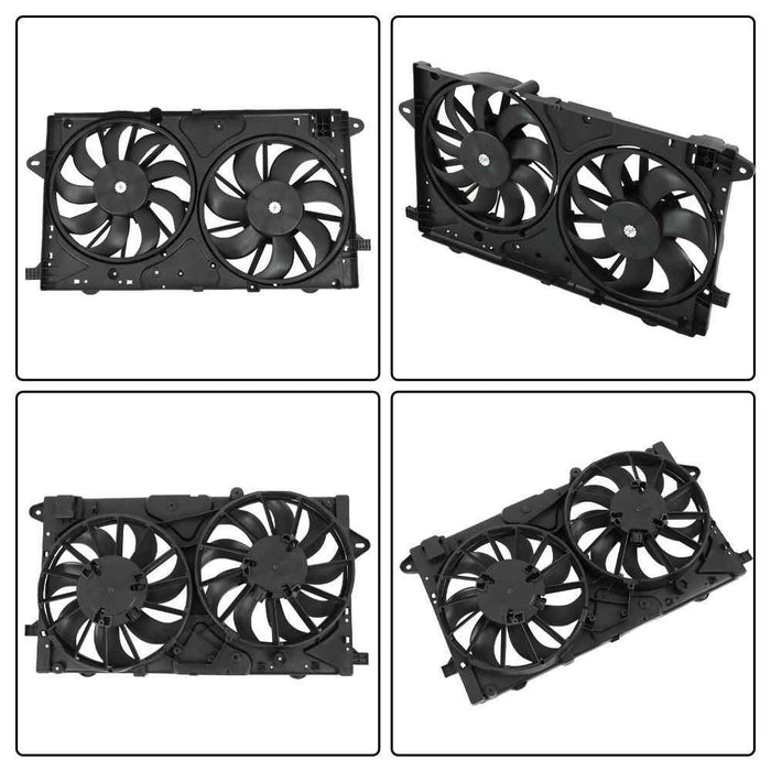 DURAFORCE Fit For cadillac xts 14-20 chevrolet impala 14-17 Radiator Cooling Fan Assembly