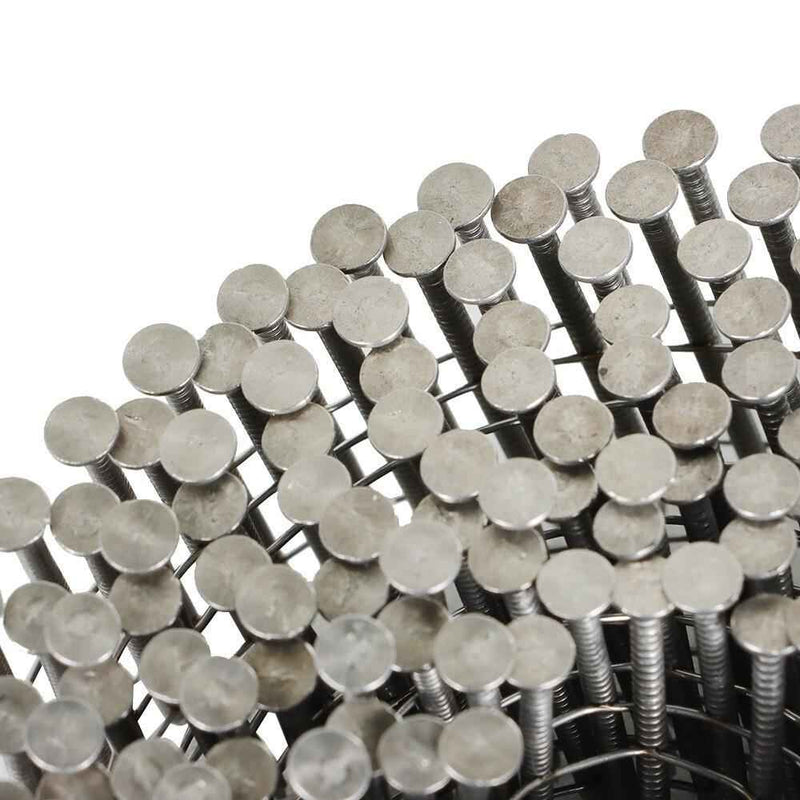 DURAFORCE 3600 Pack 15 Degree Wire Coil 1-3/4" Ring Shank Stainless Steel Siding Nails