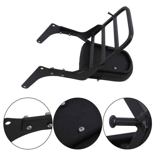 DURAFORCE Backrest Sissy Bar w/Luggage Rack 1985-2015 For Honda Rebel 250 CA250 CMX250C