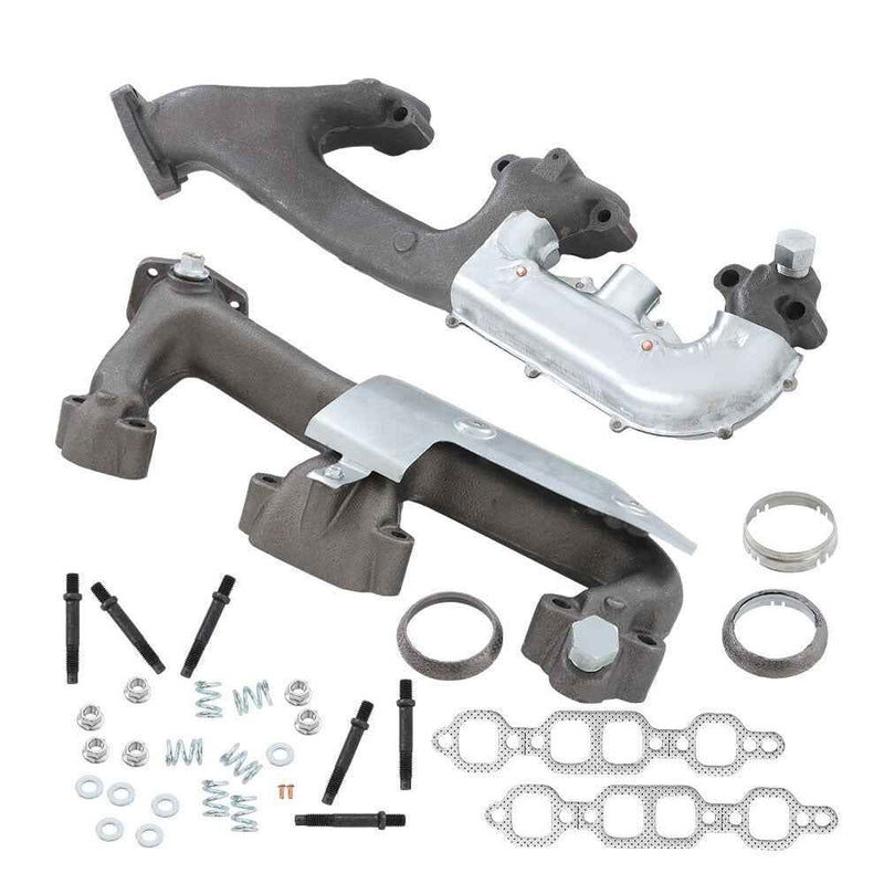 DURAFORCE 2PCS LH+RH Exhaust Manifold For 88-95 Chevy GMC C K 1500 2500 Suburban 5.0L 5.7L