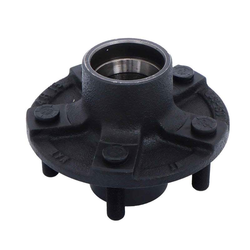 DURAFORCE 5 on 4.5" Trailer Hub Kit and 1" Round BT8 Spindle W/Trailer Bearing 2Pack