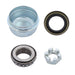 DURAFORCE 5 on 4.5" Trailer Hub Kit and 1" Round BT8 Spindle W/Trailer Bearing 2Pack