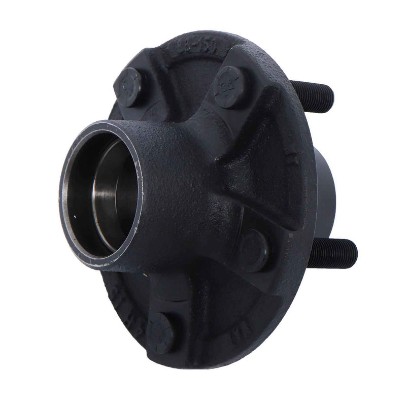 DURAFORCE 5 on 4.5" Trailer Hub Kit and 1" Round BT8 Spindle W/Trailer Bearing 2Pack