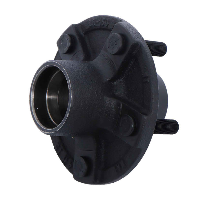 DURAFORCE 5 on 4.5" Trailer Hub Kit and 1" Round BT8 Spindle W/Trailer Bearing 2Pack