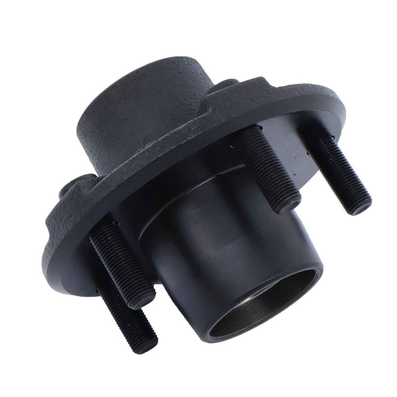 DURAFORCE 5 on 4.5" Trailer Hub Kit and 1" Round BT8 Spindle W/Trailer Bearing 2Pack