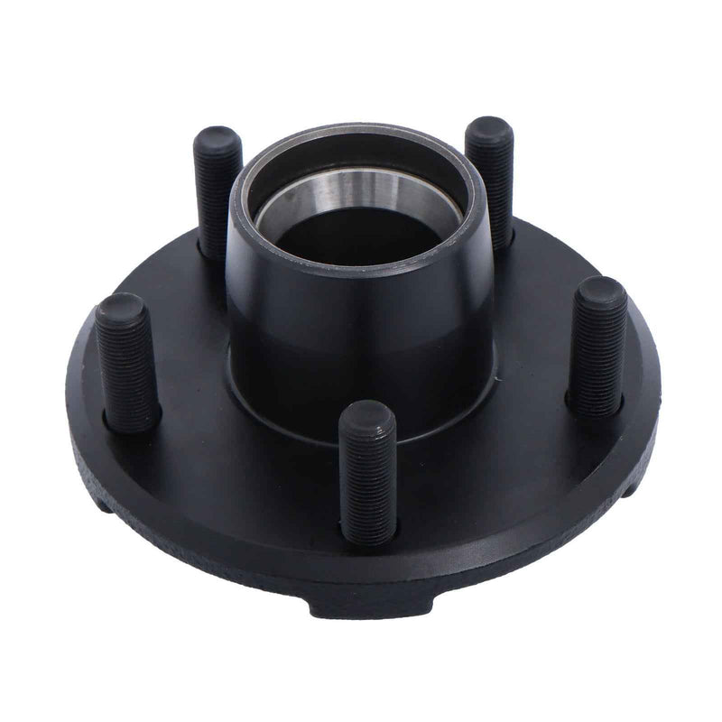 DURAFORCE 5 on 4.5" Trailer Hub Kit and 1" Round BT8 Spindle W/Trailer Bearing 2Pack