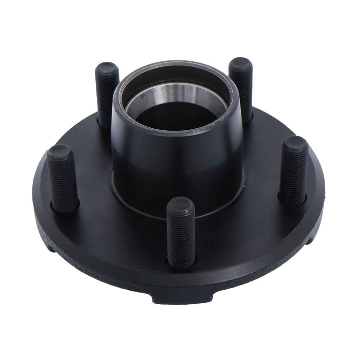 DURAFORCE 5 on 4.5" Trailer Hub Kit and 1" Round BT8 Spindle W/Trailer Bearing 2Pack