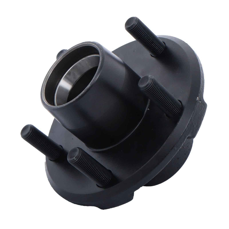 DURAFORCE 5 on 4.5" Trailer Hub Kit and 1" Round BT8 Spindle W/Trailer Bearing 2Pack