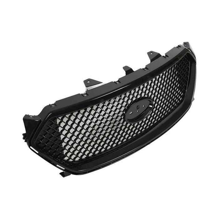DURAFORCE For 2013 2014-2017 2018 Ford Taurus SHO Front Upper Grille Grill Gloss Black