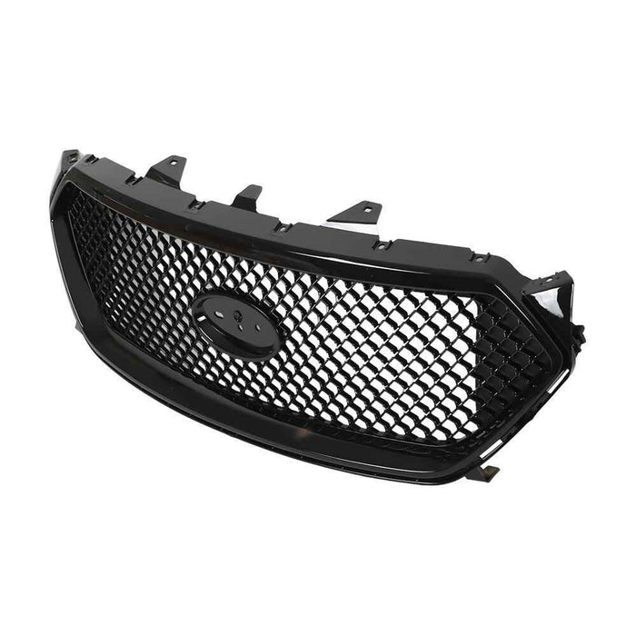 DURAFORCE For 2013 2014-2017 2018 Ford Taurus SHO Front Upper Grille Grill Gloss Black