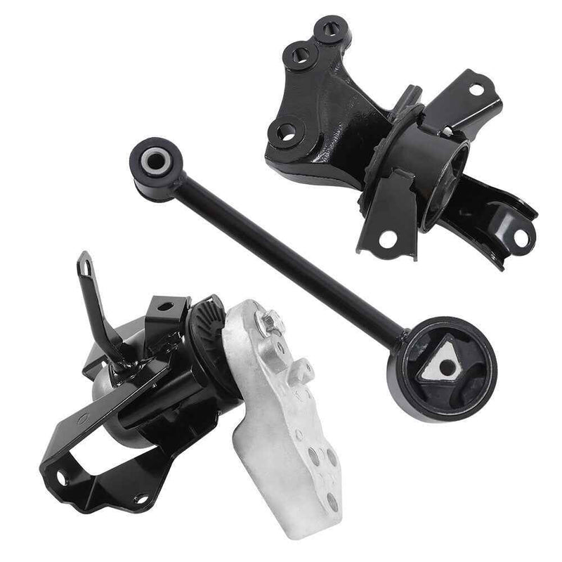 DURAFORCE For Mitsubishi 14-22 Mirage 17-23 Mirage G4 Manual Trans Engine Motor Mount Set