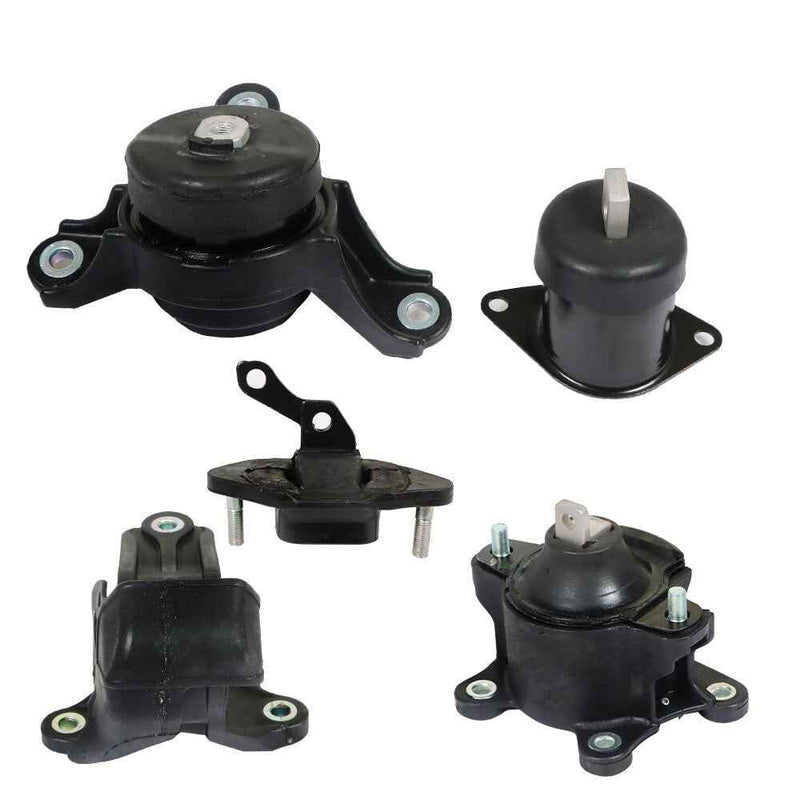 DURAFORCE 5× Engine Motor Trans Mounts Set For 08-11 Honda Accord 09-11 Acura TSX 2.4L A/T