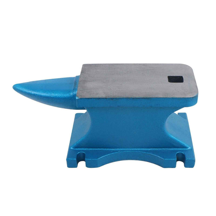 DURAFORCE New Blacksmith Anvil 44Lbs Cast-Iron 20 kg Heat Treated Long Round Horn