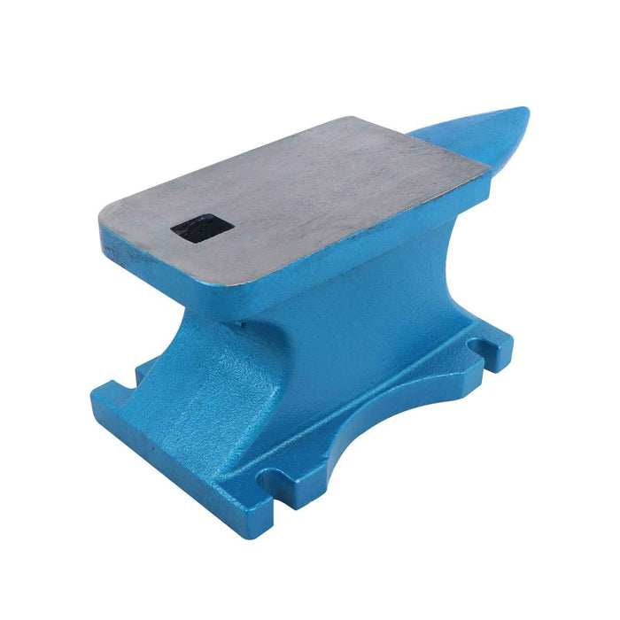 DURAFORCE New Blacksmith Anvil 44Lbs Cast-Iron 20 kg Heat Treated Long Round Horn