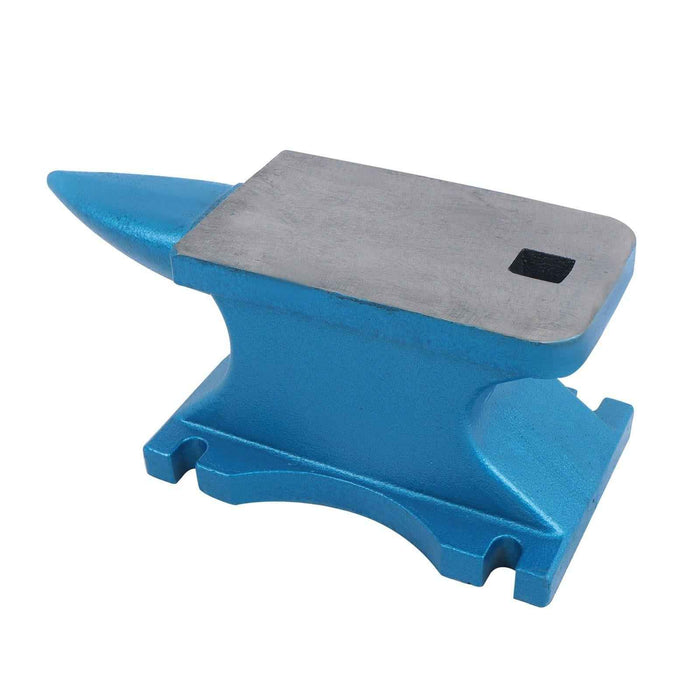 DURAFORCE New Blacksmith Anvil 44Lbs Cast-Iron 20 kg Heat Treated Long Round Horn