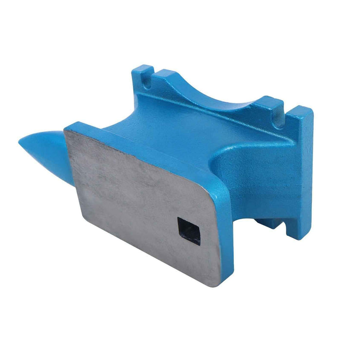 DURAFORCE New Blacksmith Anvil 44Lbs Cast-Iron 20 kg Heat Treated Long Round Horn