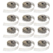 DURAFORCE 3600 Pack 1-1/2" × .09" Ring Shank Stainless Siding Nails Wire Coil 15 Degree